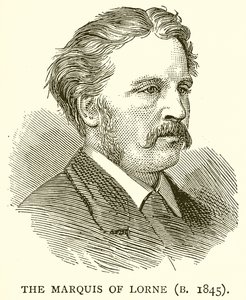 Markisen af Lorne (f. 1845) af English School