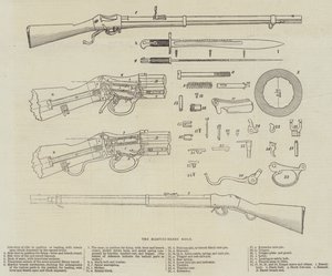 Martini-Henry Riflen (gravering) af English School