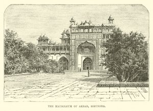 Das Mausoleum von Akbar, Sikundra