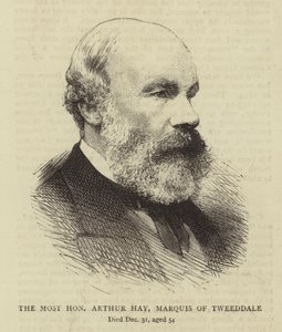 Der Hochwohlgeborene Arthur Hay, Marquis von Tweeddale (Stich)