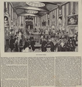 Napoleon Museum, Den egyptiske sal, London (gravering) af English School