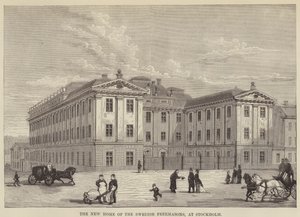De svenske frimureres nye hjem i Stockholm (gravering) af English School