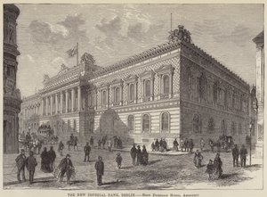 The New Imperial Bank, Berlin (gravering) af English School