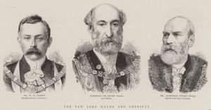 Der neue Lord Mayor und die Sheriffs (Stich)