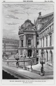 Det nye operahus, Paris (gravering) af English School