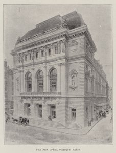 The New Opera Comique, Paris (gravering) af English School
