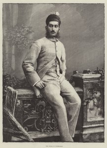 The Nizam of Hyderabad (gravering) af English School
