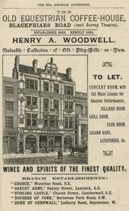 The Old Equestrian Coffee House, Blackfriars Road, London af English School