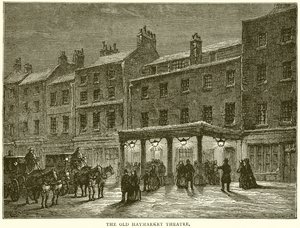 Det gamle Haymarket Teater af English School