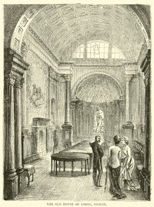 The Old House of Lords, Dublin af English School
