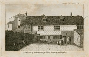 The Old Pied Bull (bagerst), Sir Walter Raleighs hus af English School