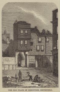 The Old Place of Execution, Smithfield (gravering) af English School