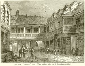 Den gamle Tabard kro af English School