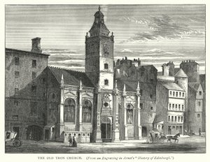 Den Gamle Tron Kirke (stik) af English School