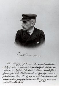Åbningssiden til Roald Amundsens manuskript af English School