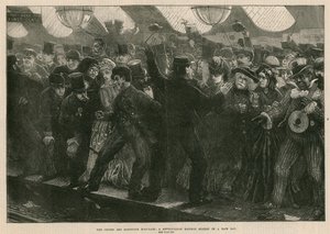 Oxford og Cambridge bådkapløb: En storbybanestation på en løbsdag af English School