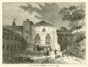 Det malede kammer, før 1834 (gravering) af English School