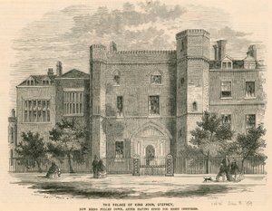 The Palace of King John, Stepney, London af English School