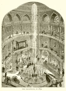 Panoptikonet i 1854 af English School