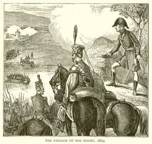 Passagen af Douro, 1809 af English School