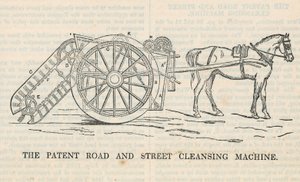 Die Patentstraße und Straßenreinigungsmaschine