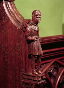 The Peddler of Swaffham, ca. 1462 (træ)