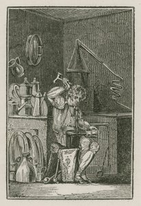 The Pewterer (gravering) af English School