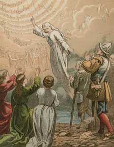 Pilgrimmene går ind i den himmelske by af English School