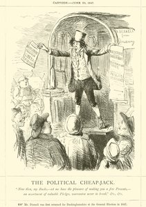 The Political Cheap-Jack (gravering) af English School