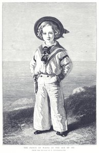 Prinsen af Wales i en alder af seks af English School