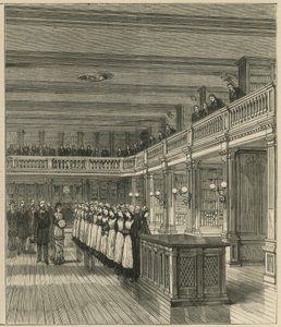 Prinsen af Wales åbner de nye bygninger på St Bartholomews Hospital af English School