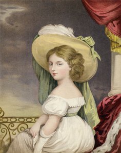 Prinsesse Victoria i en alder af tolv år af English School