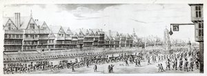 The Procession of Marie de Medici langs Cheapside, 1638, udgivet af William Herbert (1771-1851) og Robert Wilkinson (fl.1785-1825) 1809 af English School