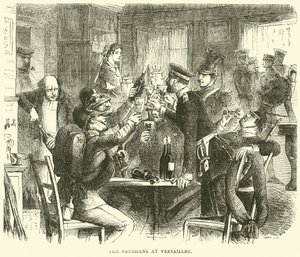 Preusserne i Versailles, oktober 1870 af English School