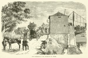 Preusserne ved St. Denis-broen, januar 1871 af English School