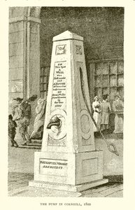 Pumpen i Cornhill, 1800 af English School