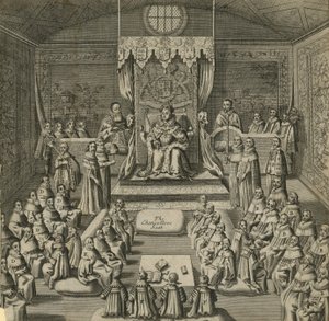 Dronningen som leder af Folketinget af English School