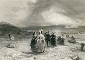 Dronningen i Burlington, af R. Wallis, 1844 af English School