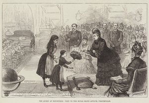 Dronningen i Edinburgh, besøg på Royal Blind Asylum, Craigmillar af English School