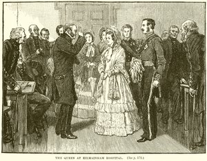 Dronningen på Kilmainham Hospital af English School