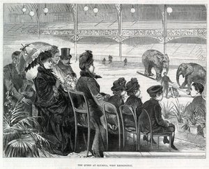 Dronningen i Olympia, West Kensington af English School