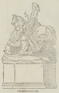 Dronningens guldvase (gravering) af English School