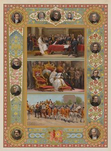 Dronningens jubilæum (chromolitho) af English School