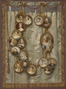 Dronningens jubilæum (chromolitho) af English School