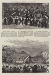 Dronningens Jubilæumsfestival, 21. juni (gravering) af English School