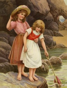 The Rescue (farve litho) af English School