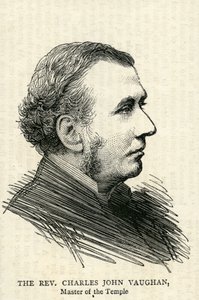 Rev. Charles John Vaughan, dekanen af Llandaff af English School