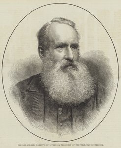 Pastor Charles Garrett, Liverpool, præsident for Wesleyan Conference (gravering) af English School