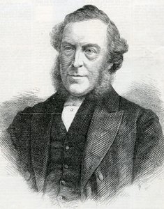 Pastor John Bedford, præsident for Wesleyan Methodist Conference, 1867 af English School