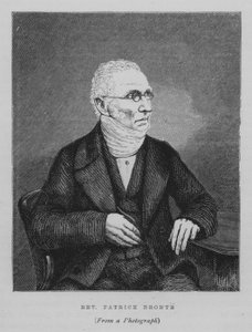 Pastor Patrick Bronte (gravering) af English School